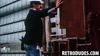 RetroDudes.com - Mischievous Keith Anthoni gets messy in a delicious gang gig in the piers