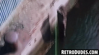 RetroDudes.com - Mischievous Keith Anthoni gets messy in a delicious gang gig in the piers