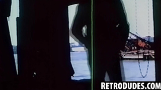 RetroDudes.com - Mischievous Keith Anthoni gets messy in a delicious gang gig in the piers