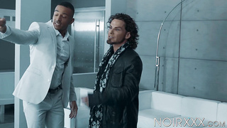 Wavy haired Archer Crofts rump suffers guy Zario Travezz hard pecker