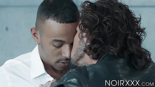 Wavy haired Archer Crofts rump suffers guy Zario Travezz hard pecker