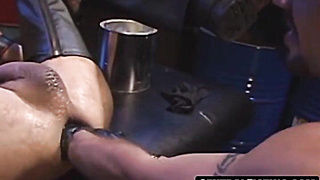 CentralFisting.com - Mathieu Paris ejaculates after Knight's going knuckle deep