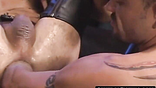 CentralFisting.com - Mathieu Paris ejaculates after Knight's going knuckle deep