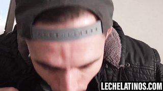 LecheLatinos.com - Gael feasts on Kendro's fat without a condom sausage