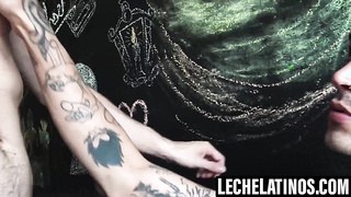 LecheLatinos.com - Gael feasts on Kendro's fat without a condom sausage