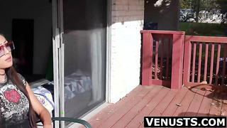 Awesome Chinese transgirl's roomie assfucking destruction