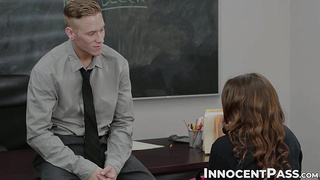 Lewd educator Richie Black slaps and sticks the marvelous gash of sizzling college girl Ariana Grand