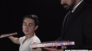 BoyMissionary.com - Young pillow-biter's gargle abilities precede a moist three way