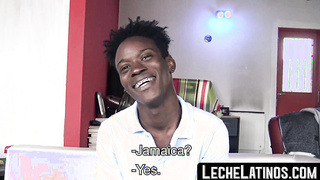 LecheLatinos.com - Heterosexual man's moist, heavy BIG BLACK COCK porking and facial cumshot finale