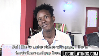 LecheLatinos.com - Heterosexual man's moist, heavy BIG BLACK COCK porking and facial cumshot finale