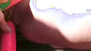 Huge-boobed Light-haired Toying With An Inflatable Fake penis