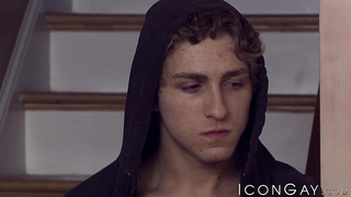 Wavy haired sweetheart Calvin Banks feeds my bootie with his swell lollipop