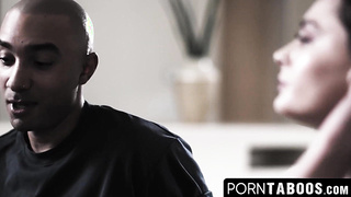 PornTaboos.com - Teenage stepsis Aften Opal blows and rails her brutha's humungous black sausage