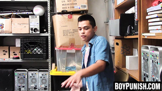 BoyPunish.com - Young thief's blow activity for red-hot cop's freedom