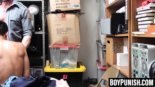 BoyPunish.com - Young thief's blow activity for red-hot cop's freedom