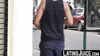 Provocative mexican Remo tastes insatiable Rokkos mouth-watering explosion of jism