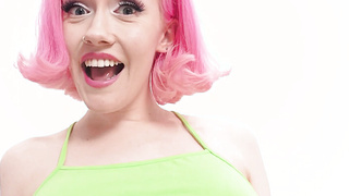 Puny stepsis Evie Rees screwed stiff and jizm splashed