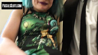 Diminutive damsel Caitlin Minx can slightly hold on while a imperious father Pascal White nails her