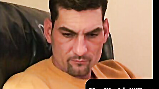 MenWorkinXXX.com - Rugged fellow strokes off passionately with fucktoy in his taut butt