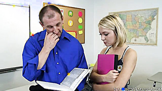 Schoolgirl Dakota Romping In The Floor With Her Diminutive Melons - Dakota Skye