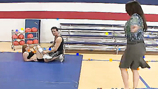 Dani Jensen And Raquel De Vine, Have A Schoolgirl/professor Relationship, And Ravage The Coach! - Juliana Grandi