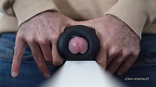 Plumbing Fleshlight And Noisy Screaming Jizz flow - Strong Raunchy Bellowing - Masculine Romp Plaything (Stacy Cruz, Sunny Leone)