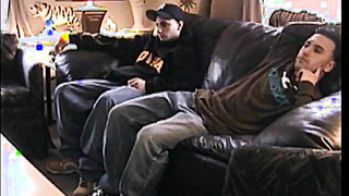 Cory and Paulie unclothe nude and stroke their jizz-shotguns together