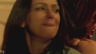 two Egyptian Femmes Trussed Up, Cleave Ball-gagged And