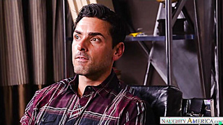 Elena Koshka Romps Her Beau's Roomie And Pops Rigid