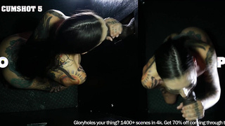 COUGAR Rocky Milking 7 Enormous Gloryhole Pricks In POINT OF VIEW - Rocky Emerson