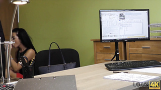 Stunner Is Boinked By Unusual Loan Agent Following His Proposal - Inga Demon