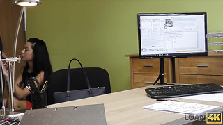 Stunner Is Boinked By Unusual Loan Agent Following His Proposal - Inga Demon