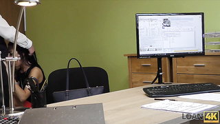 Stunner Is Boinked By Unusual Loan Agent Following His Proposal - Inga Demon