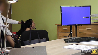 Stunner Is Boinked By Unusual Loan Agent Following His Proposal - Inga Demon