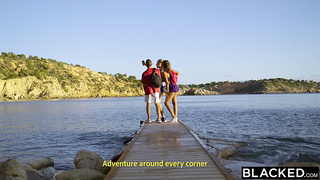 BLACKED Young Eurobabe Gets Her Pack Of BIG BLACK COCK On Vacay - Agatha Vega