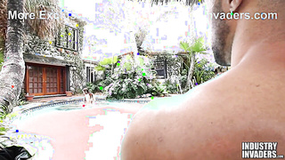 Skylar Luv Tears up BIG BLACK COCK At the Pool For Industry Invaders
