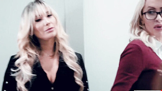 Domineering All girl Manager Wants Worker's Step Daughter-in-law - Haley Reed, Tasha Reign