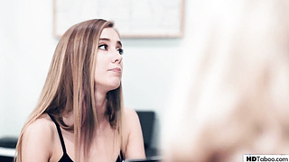 Domineering All girl Manager Wants Worker's Step Daughter-in-law - Haley Reed, Tasha Reign