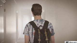 UNSPOILED TABOO Virgin School Doll Does It With Her Promiscuous best friend And Stepbrother - Carolina Sweets