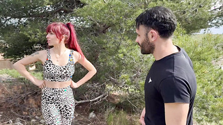 Chaarlène Improvises In Front Of A Voyeur