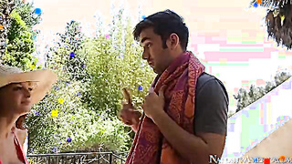 Jessica Robbin Tearing up In The Sofa With Her Immense Jugs