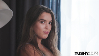 TUSHY Bum sex Horny Black-haired Entices Her Spouse's Mate - Evelina Darling