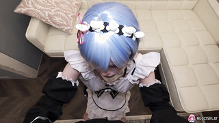 Hefty Backside Chinese Damsel Miu Akino Gets Humped Rock-hard