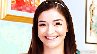 Pocket-sized Teenager Emily Flashes Off Her Pool Abilities Before Rubbin' Her Smallish Fun bags And Finger-tickling Her Smooth-shaven Vagina On The Sensed - Emily Willis