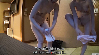 Asian Girly-girl School Pals Come Out To Each Other At Bathhouse