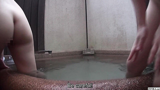 Asian Girly-girl School Pals Come Out To Each Other At Bathhouse