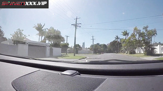 AUBREY BLACK FAUX UBER HARSH ORGY IN VAN AND DRIVING ORAL JOB