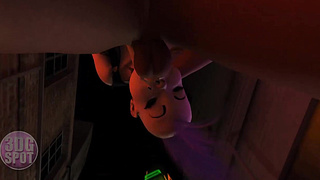 3DGSPOT - Wild Emo Damsel Lets Enormous Manhood Stranger Hatch Her In Numerous Postures! 3 DIMENSIONAL CARTOON!