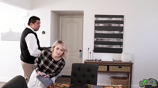 Stepbrother David is undoubtedly thankful to have such a providing sista