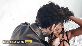 BRAZZERS - Demi Sutra Plays The Brat Until Petite Arms Gives Her A Tough Bumfuck Anniversary Rail